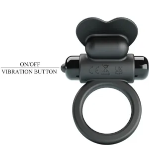 Debonaire Vibrationsring Rabbit 10 Vibrationen Schwarz von Pretty Love
