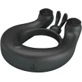 Dahlia Vibrationsring + Klitorisstimulator 12 Vibrationen Schwarz von Pretty Love