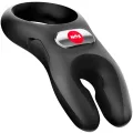 Nos Pro Vibrierender Pennisring Schwarz von Fun Factory