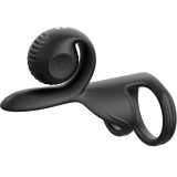 Jovi Paarring mit Fernbedienung Schwarz von Snail Vibe | Fesselliebe.de