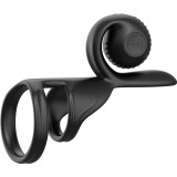 Jovi Paarring mit Fernbedienung Schwarz von Snail Vibe | Fesselliebe.de