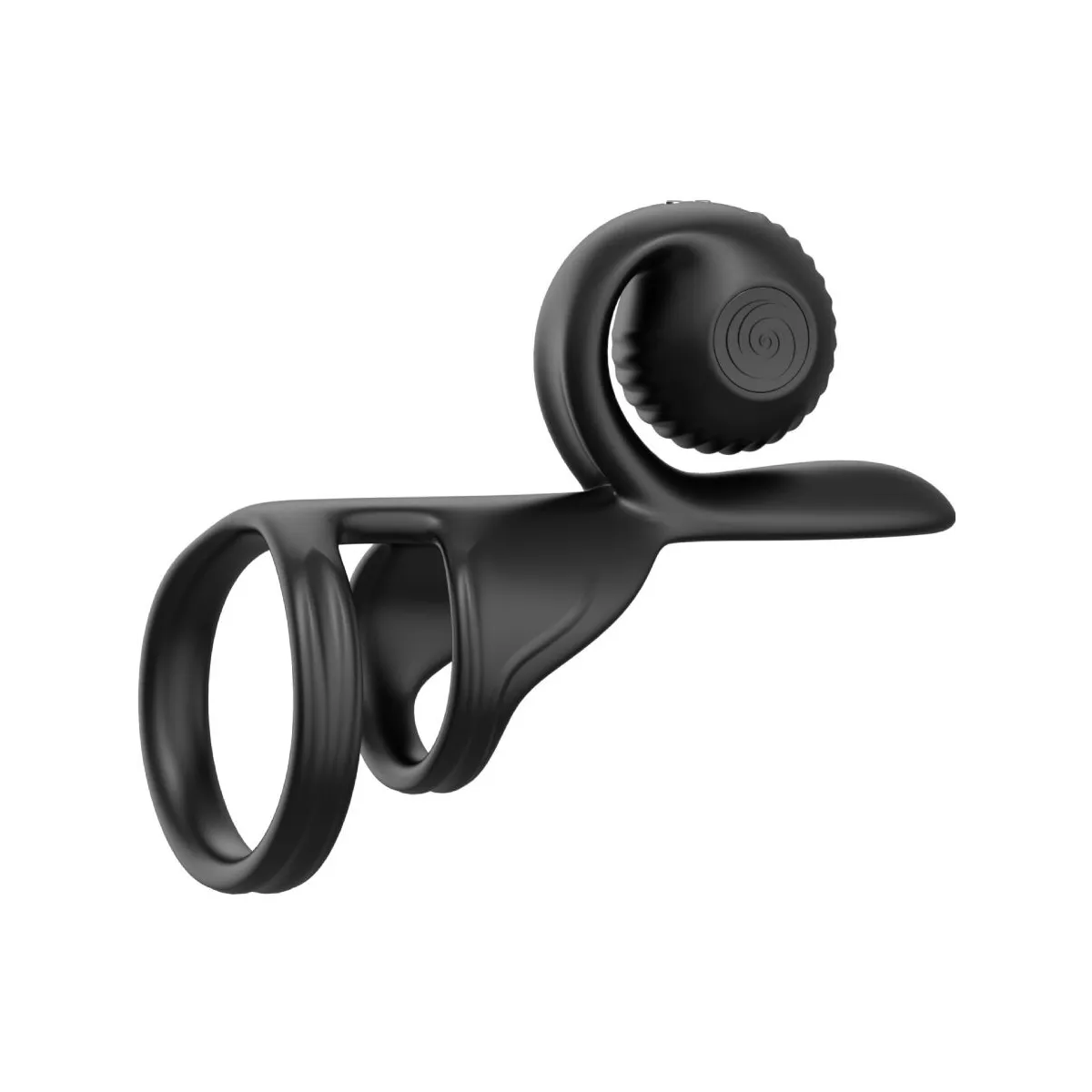 Jovi Paarring mit Fernbedienung Schwarz von Snail Vibe | Fesselliebe.de