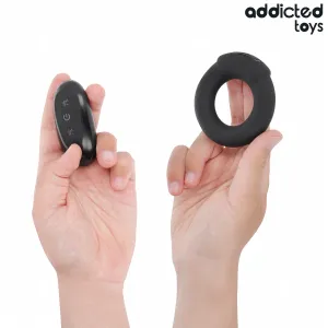 Vibrierender Cockring mit Wärmeeffekt und mit Fernbedienung von Addicted Toys