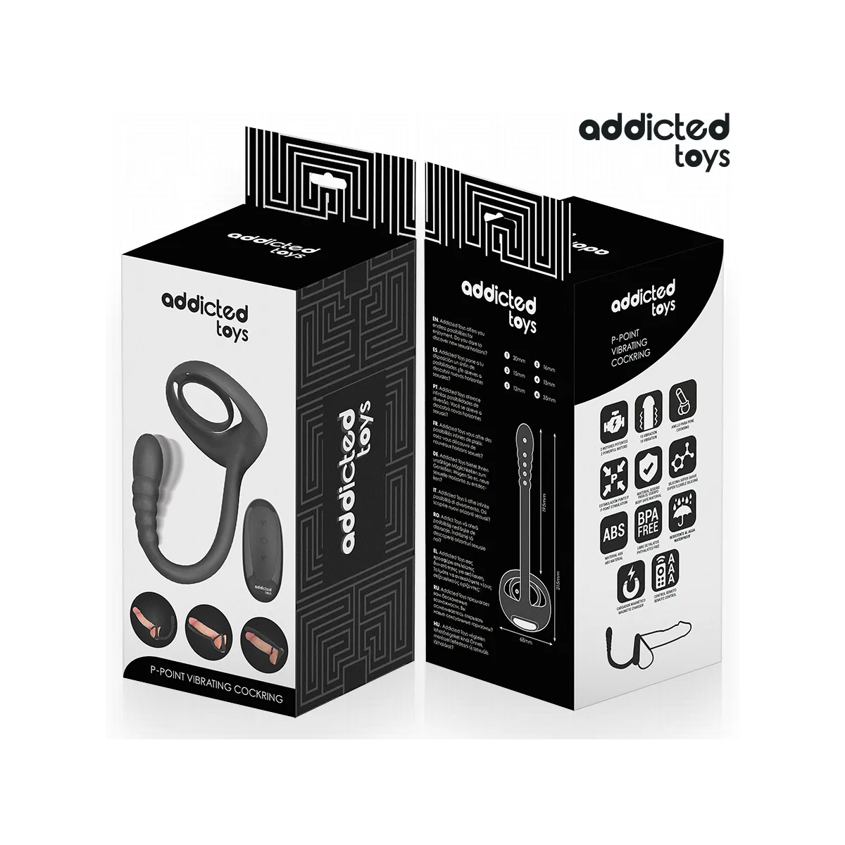 P-Spot Vibrierender Cock Ring mit Fernbedienung von Addicted Toys | Fesselliebe.de