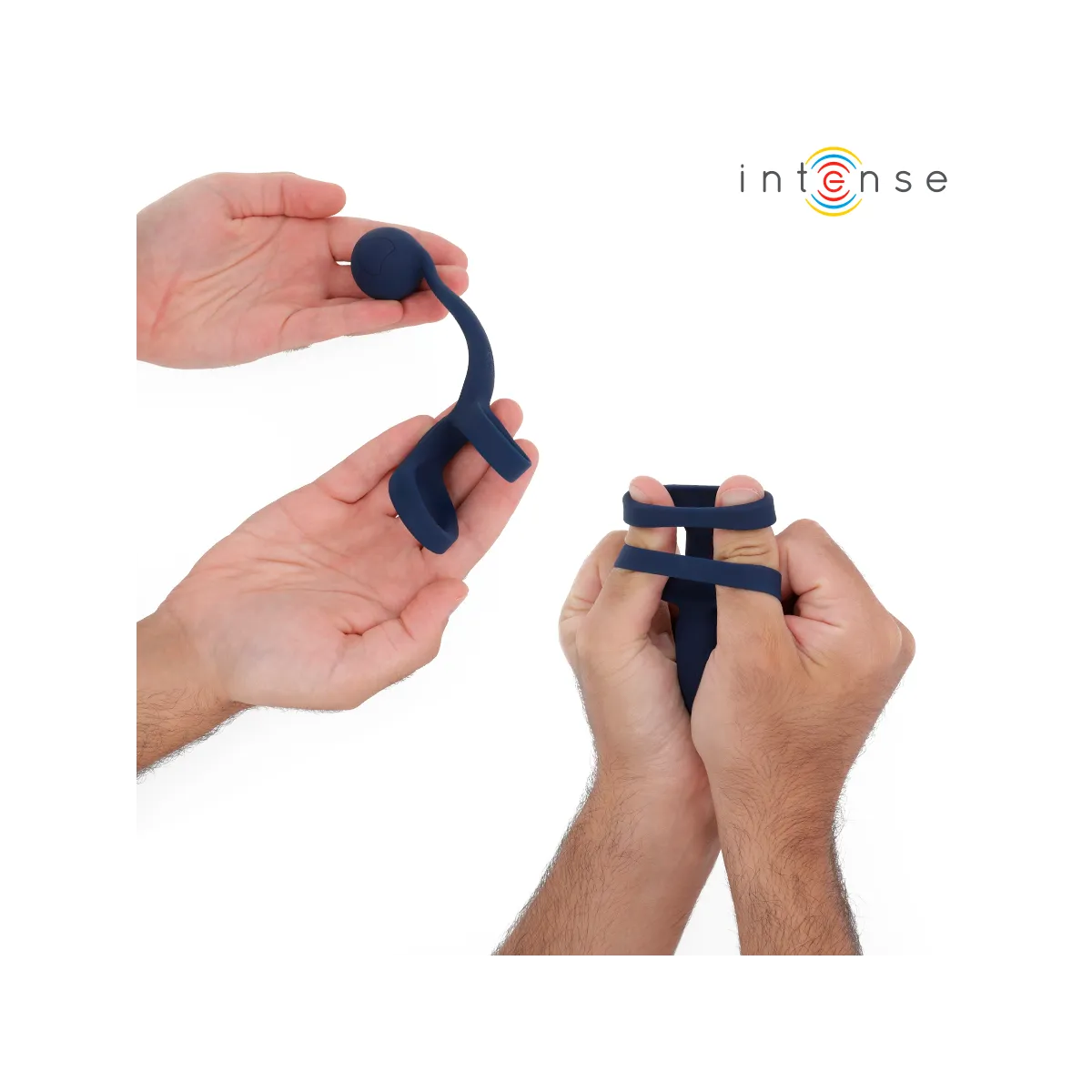 Tyson Cock Ring mit Vibrierender Kugel Ø 3,2 cm von Intense Fun | Fesselliebe.de