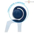 Tyson Cock Ring mit Vibrierender Kugel Ø 3,2 cm von Intense Fun