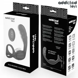 Doppelter Prostatik-Cockring mit Fernbedienung von Addicted Toys