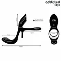 Doppelter Penisring mit Klitorisstimulator von Addicted Toys