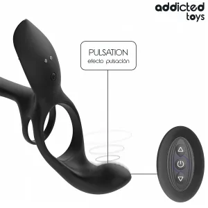 Doppelter Penisring mit Klitorisstimulator von Addicted Toys