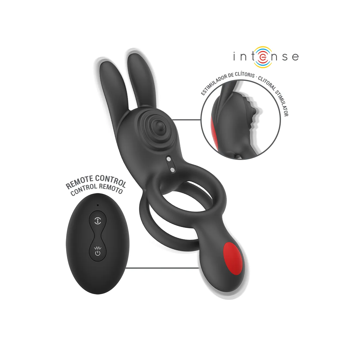 Quinn Doppelvibrationsring mit Fernbedienung von Intense Couples Toys | Fesselliebe.de