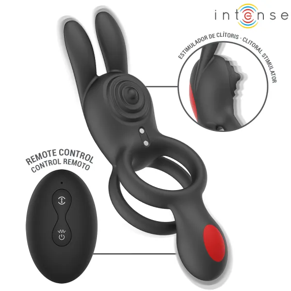 Quinn Doppelvibrationsring mit Fernbedienung von Intense Couples Toys | Fesselliebe.de