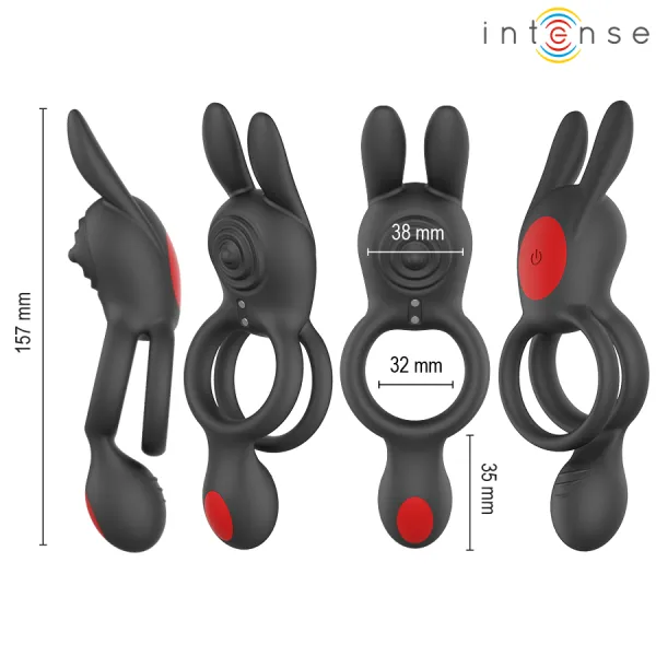 Quinn Doppelvibrationsring mit Fernbedienung von Intense Couples Toys | Fesselliebe.de