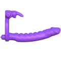 Silikon Doppelvibratorkaninchen von Fantasy C-Ringz