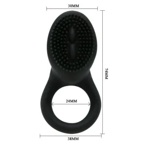 Cobra Vibratorring Schwarz von Pretty Love Male