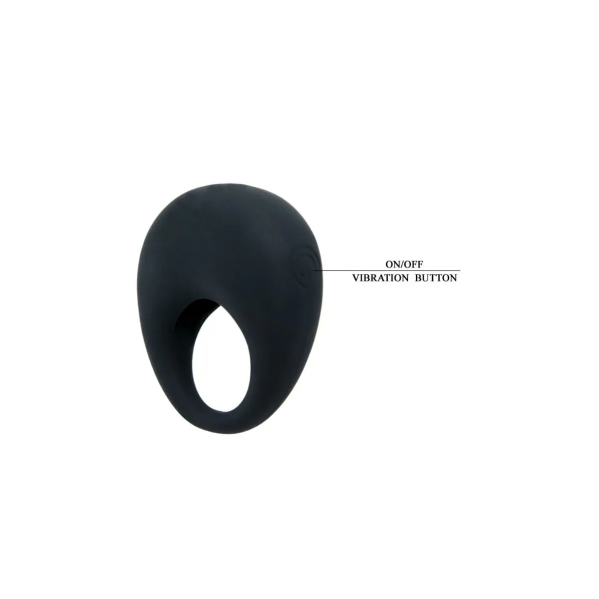 Trap Vibratorring Schwarz von Pretty Love Male | Fesselliebe.de