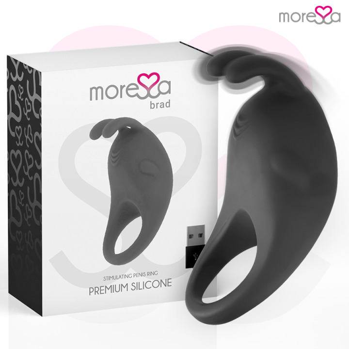 Brad Premium Silikon wiederaufladbar Schwarz von Moressa | Fesselliebe.de
