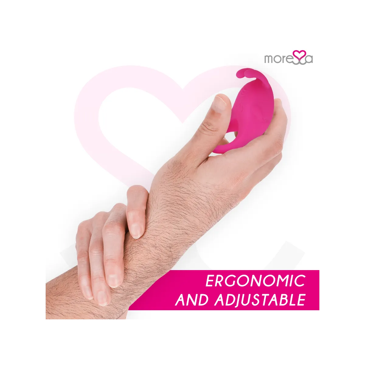 Brad Premium Silikon wiederaufladbar Rosa von Moressa | Fesselliebe.de