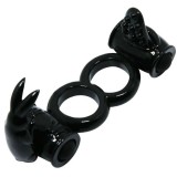 Sweet Ring Doppelring mit Doppelhasen von Baile For Him | Fesselliebe.de