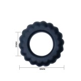 Titan Cockring Schwarz 2 cm von Baile For Him | Fesselliebe.de