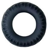 Titan Cockring Schwarz Grün 2 cm von Baile For Him | Fesselliebe.de