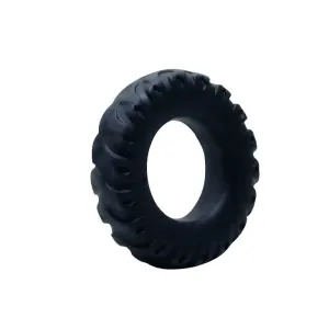 Titan Cockring Schwarz Grün 2 cm von Baile For Him