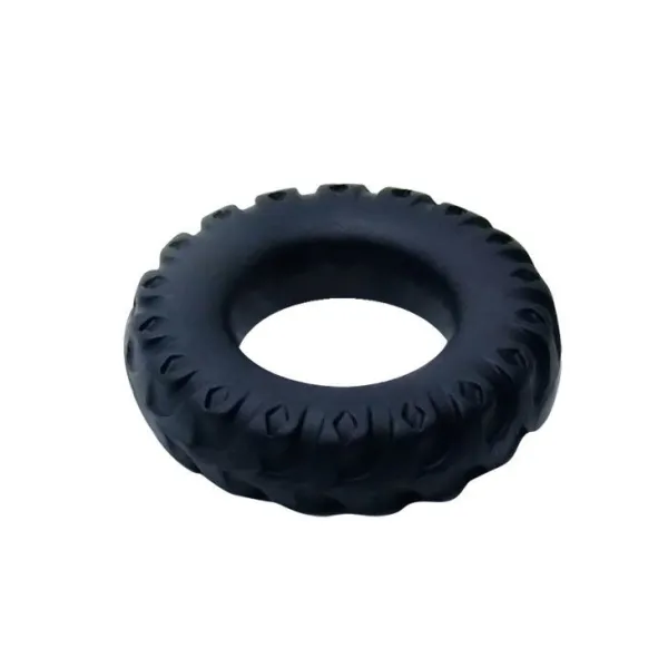 Titan Cockring Schwarz Grün 2 cm von Baile For Him | Fesselliebe.de