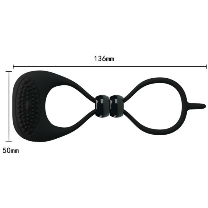 Doppelring für Penis und Hoden von Pretty Love Male | Fesselliebe.de