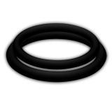 Potenzduo - Ringe Schwarz - M von Joydivision Potenzduo | Fesselliebe.de