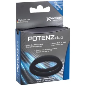 Potenzduo - Ringe Schwarz - M von Joydivision Potenzduo