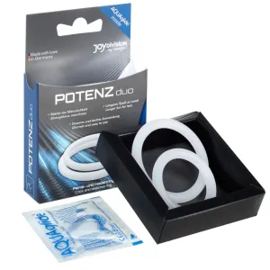 Potenzduo - Ringe Weiss - M von Joydivision Potenzduo