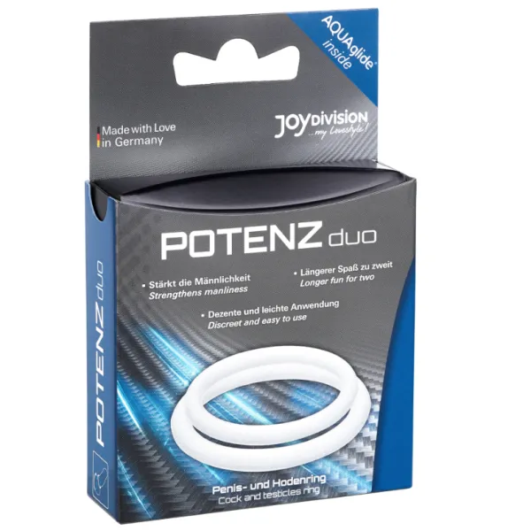 Potenzduo - Ringe Weiss - M von Joydivision Potenzduo | Fesselliebe.de