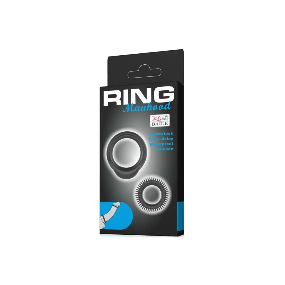 Kit 2 Silikonringe Ring Manhood von Baile For Him | Fesselliebe.de