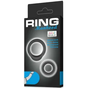 Kit 2 Silikonringe Ring Manhood von Baile For Him