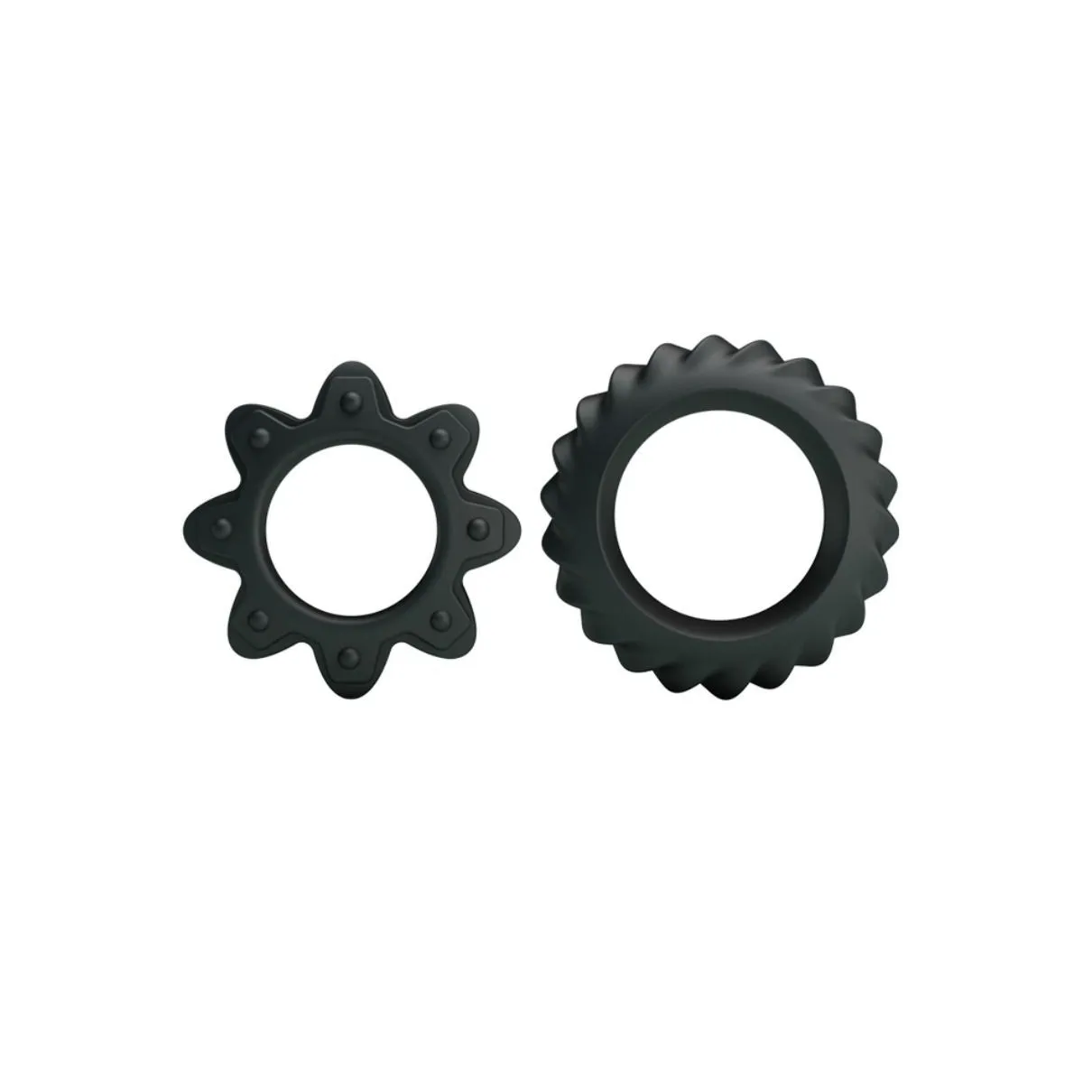 Kit 2 Ring Blühende Silikonringe von Baile For Him | Fesselliebe.de