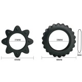 Kit 2 Ring Blühende Silikonringe von Baile For Him | Fesselliebe.de