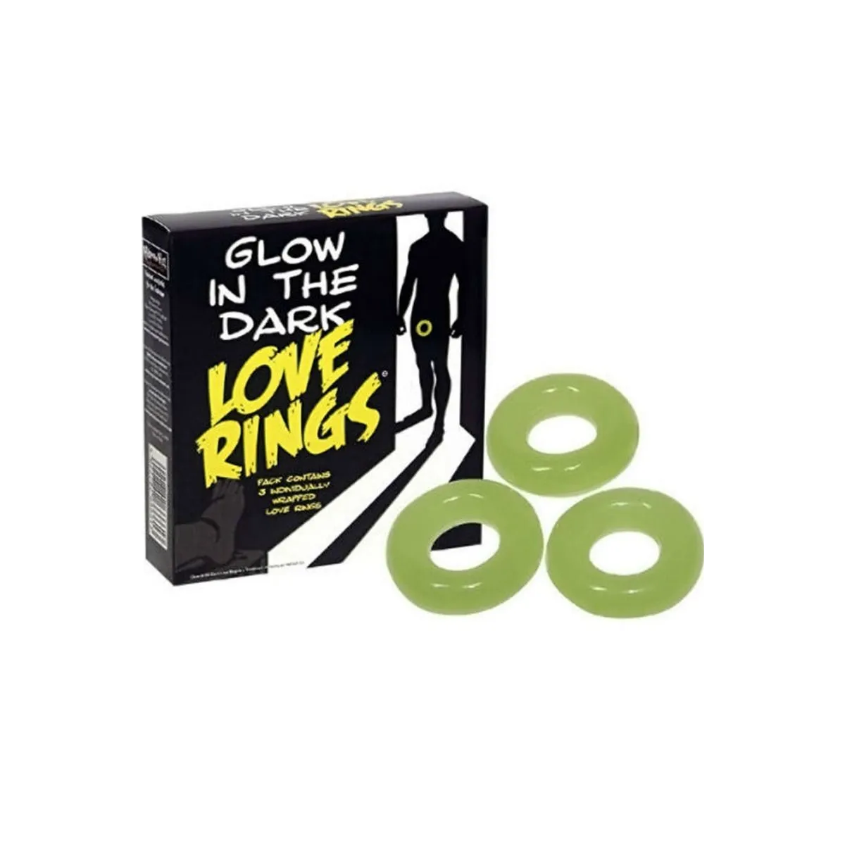 Stück 3 Fluoreszierende Ringe von Spencer & Fletwood | Fesselliebe.de