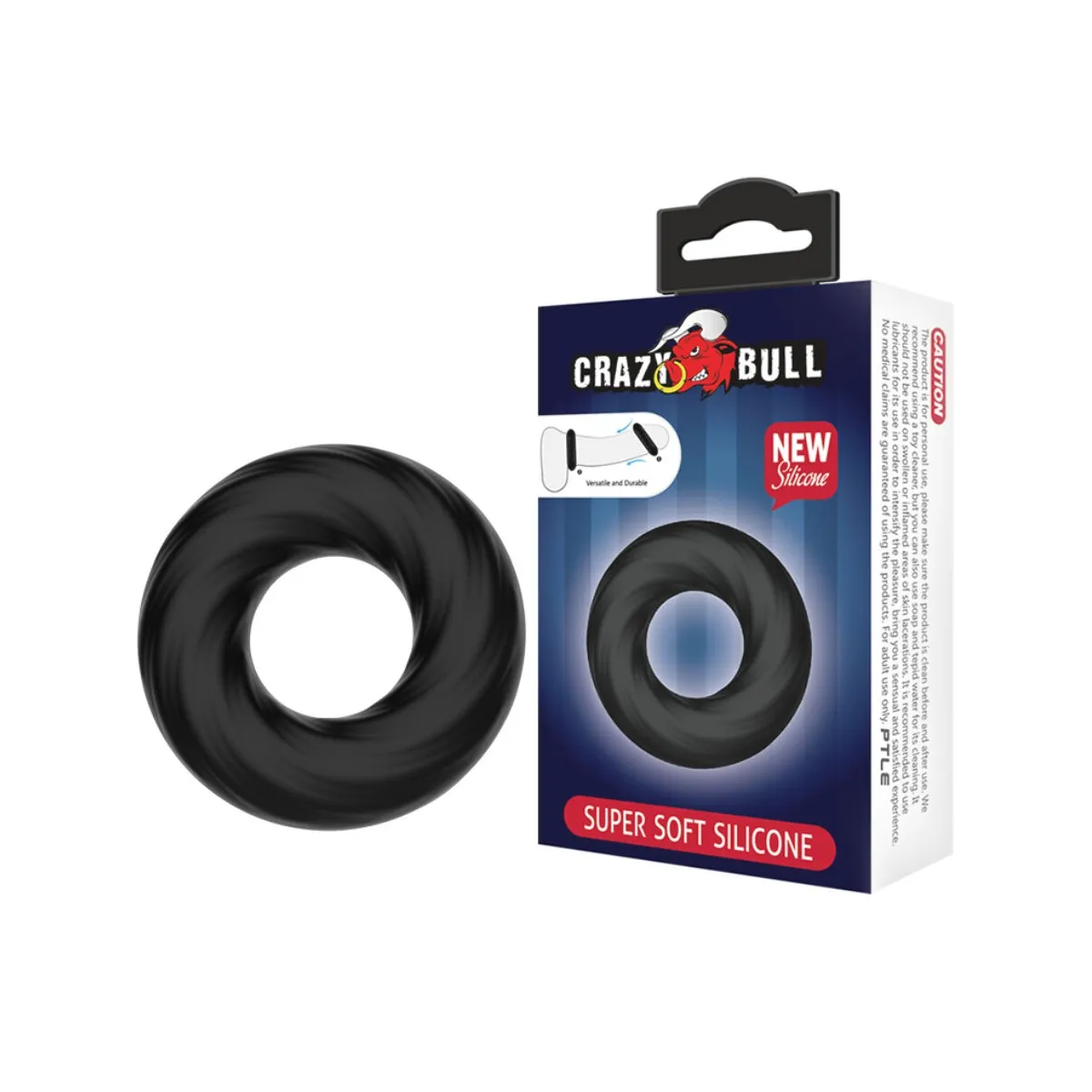 Spiral-Silikonring von Crazy Bull | Fesselliebe.de