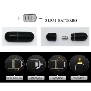 Sweet Ring Vibrierring mit Texturiertem Rabbit von Baile For Him