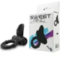Sweet Ring Vibrierring mit Texturiertem Rabbit von Baile For Him