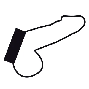 Leder-Erektionsring von Darkness Sensations