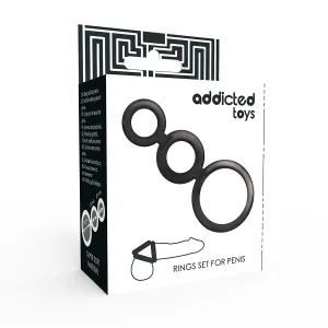 Ringset für Penis - Geruchert von Addicted Toys