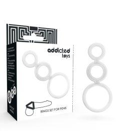 Ringset für Penis Transparent von Addicted Toys | Fesselliebe.de
