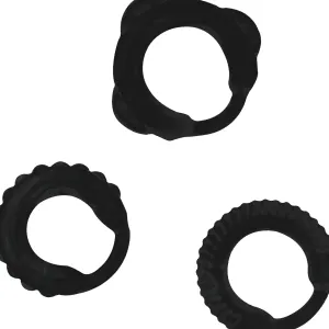 C-Ring-Set Schwarz von Addicted Toys
