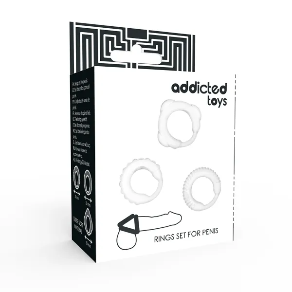 C-Ring-Set Klar von Addicted Toys | Fesselliebe.de