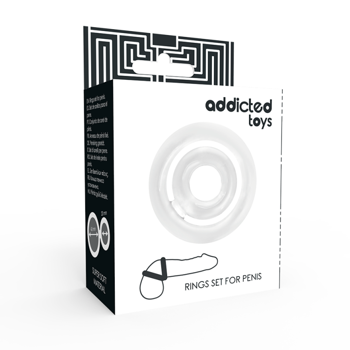 Potenz-C-Ring Penis Klar von Addicted Toys | Fesselliebe.de