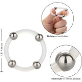 Stahlperlen-Silikonring L von Calexotics | Fesselliebe.de