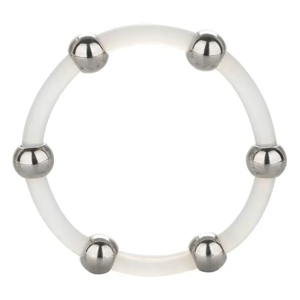 Stahlperlen-Silikonring XL von Calexotics | Fesselliebe.de