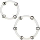 Stahlperlen-Silikonring-Set von Calexotics | Fesselliebe.de
