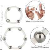 Stahlperlen-Silikonring-Set von Calexotics | Fesselliebe.de