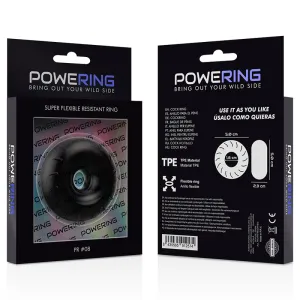 Super Flexibler und Widerstandsfähiger Penisring 5cm Pr08 Schwarz von Powering